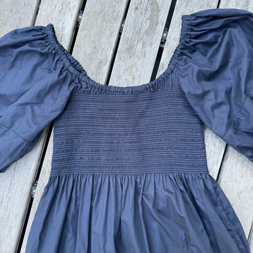 La Ligne Daisy Dress, Navy, Large - Picture 6 of 9